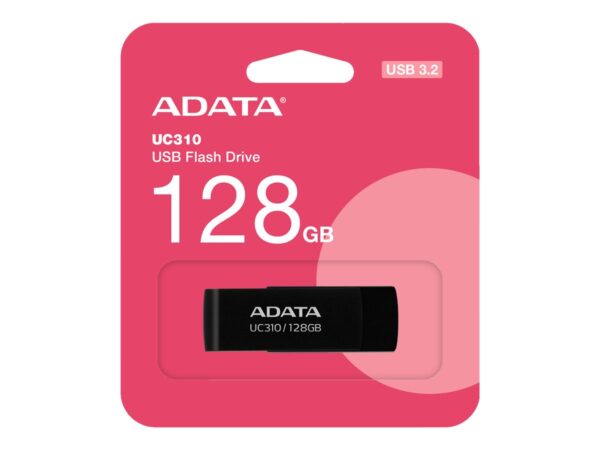 ADATA | USB Flash Drive | UC310 | 128 GB | USB 3.2 Gen1 | Black