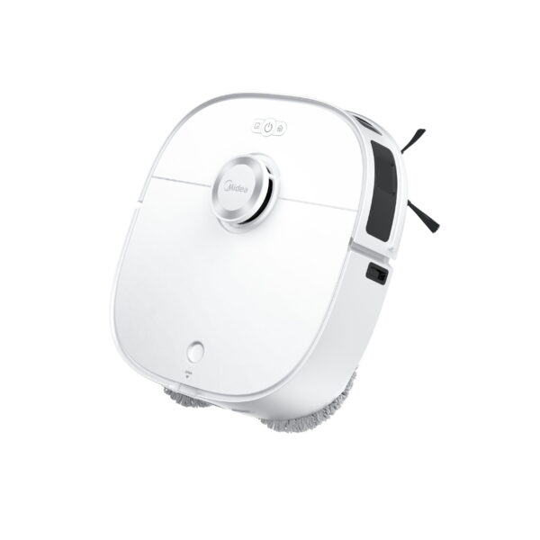 Midea | Robot Vacuum Cleaner | V12 | Wet&Dry | 5200 mAh | Dust capacity 3 L | 5000 Pa | White - Image 3