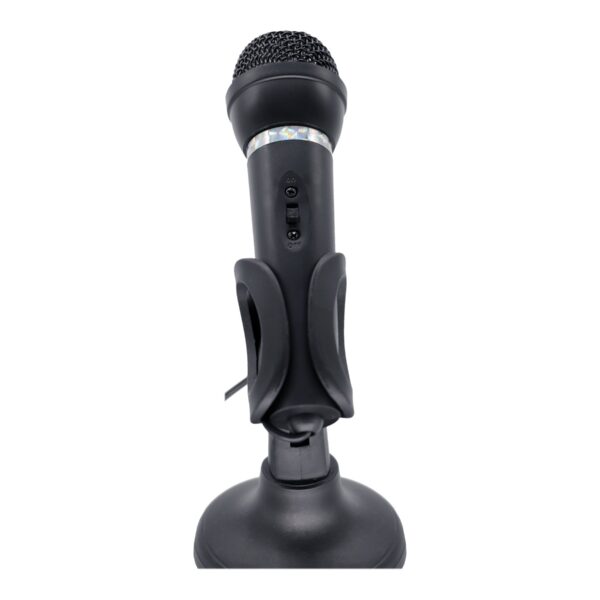 Gembird | Condenser Microphone with Desk-stand | MIC-D-04 | 3.5 mm jack | Black