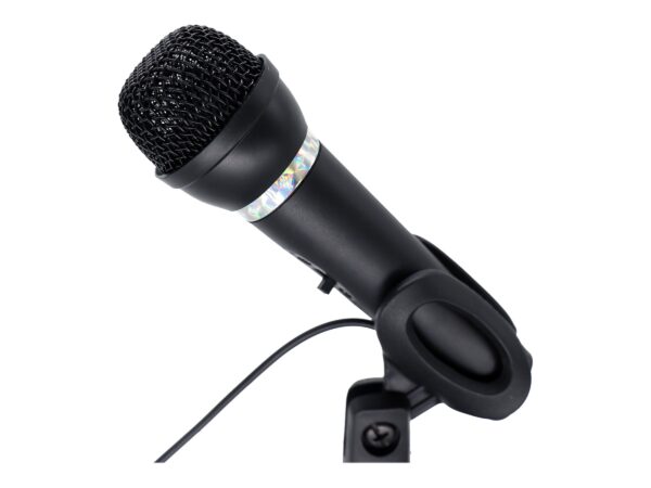 Gembird | Condenser Microphone with Desk-stand | MIC-D-04 | 3.5 mm jack | Black - Image 3