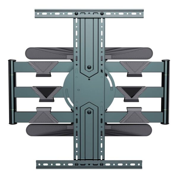 Gembird | Wall mount | WM-80STR-01 | Tilt, swivel, rotate | 40-80 " | Maximum weight (capacity) 50 kg | Black