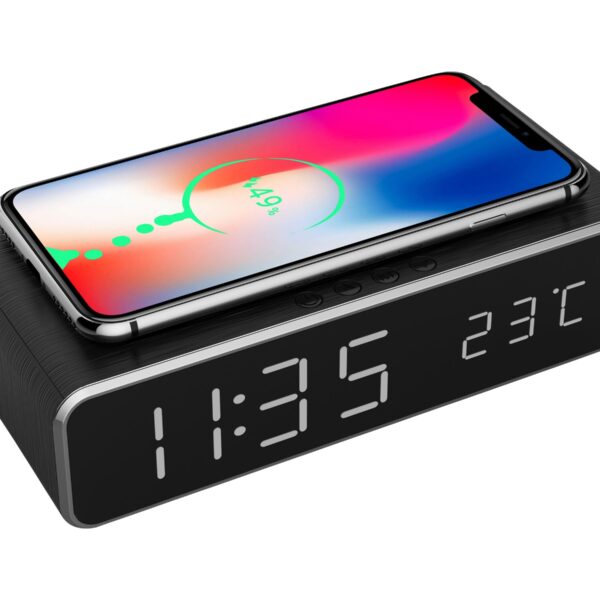 Gembird | Digital alarm clock with wireless charging function | DAC-WPC-01 | Wireless connection