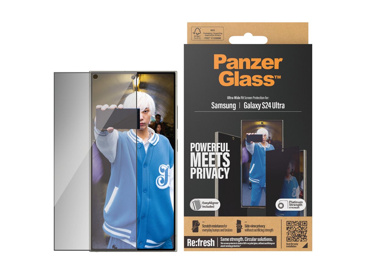 PanzerGlass Privacy Screen Protector Samsung Galaxy S 2024 Ultra | Ultra-Wide Fit wA | PanzerGlass - Image 3