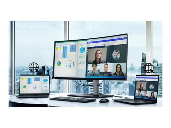 Lenovo | ThinkVision | P40w-20 | 39.7 " | IPS | WUHD | 21:9 | 75 Hz | 4 ms | 5120 x 2160 | 300 cd/m² | HDMI ports quantity 1x HDMI2.0 | Black | Warranty 36 month(s) - Image 27