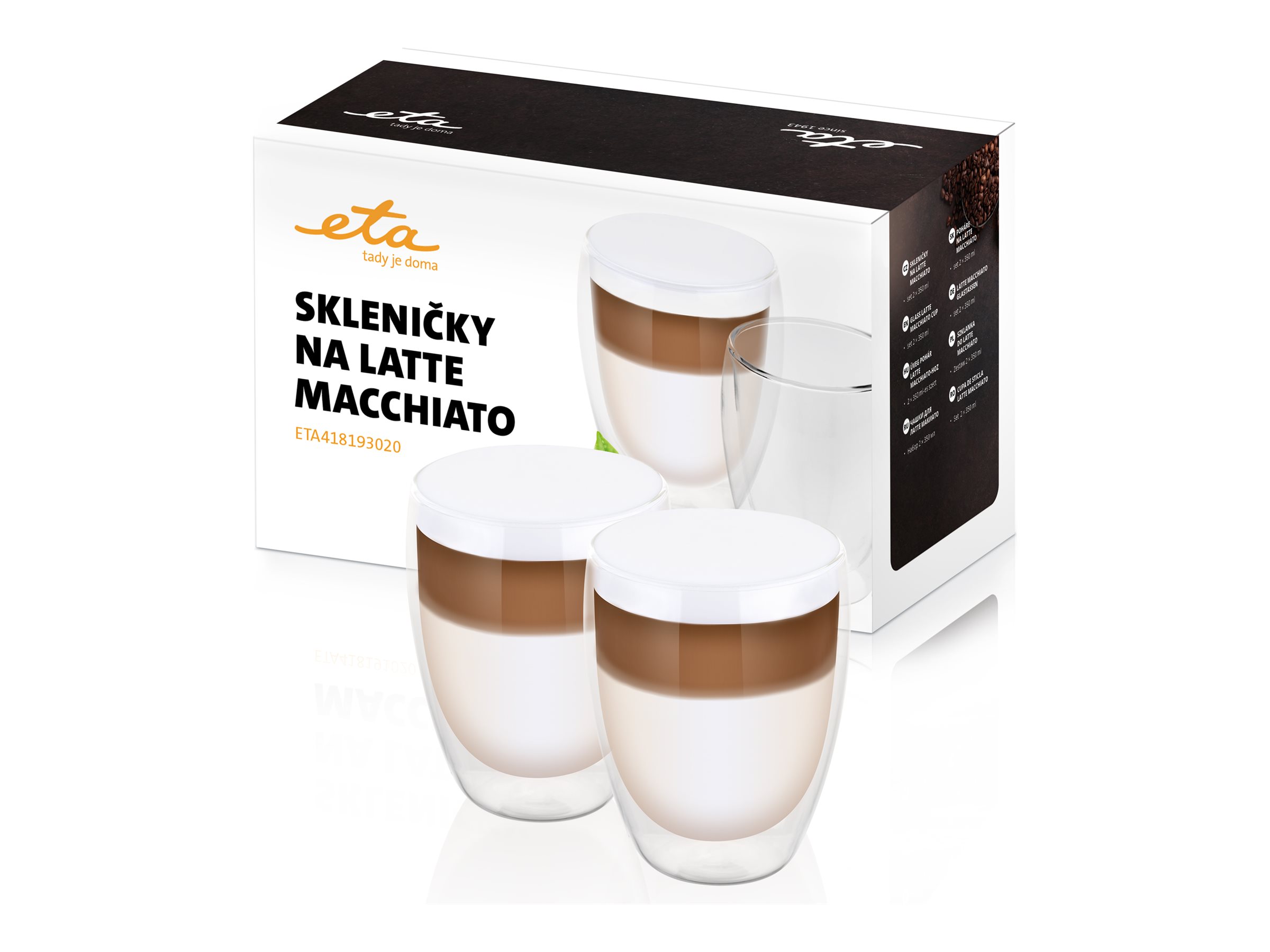 ETA | Latte Macchiato Glasses | ETA418193020 | For coffee | 2 pc(s) | Dishwasher proof - Image 2