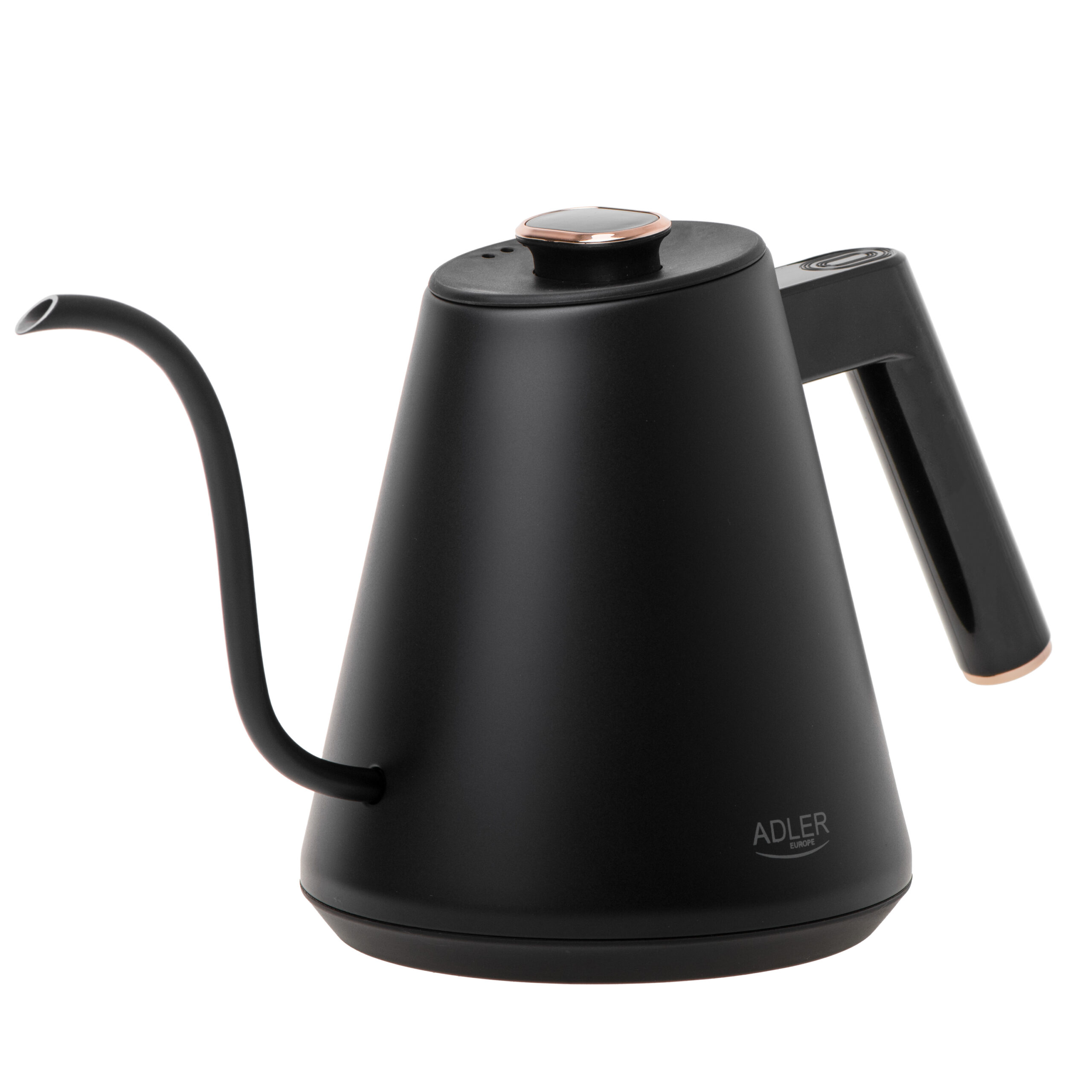 Adler Kettle | AD 1349 | Electric | 1100 W | 1 L | Stainless steel | 360° rotational base | Black/Gold - Image 4