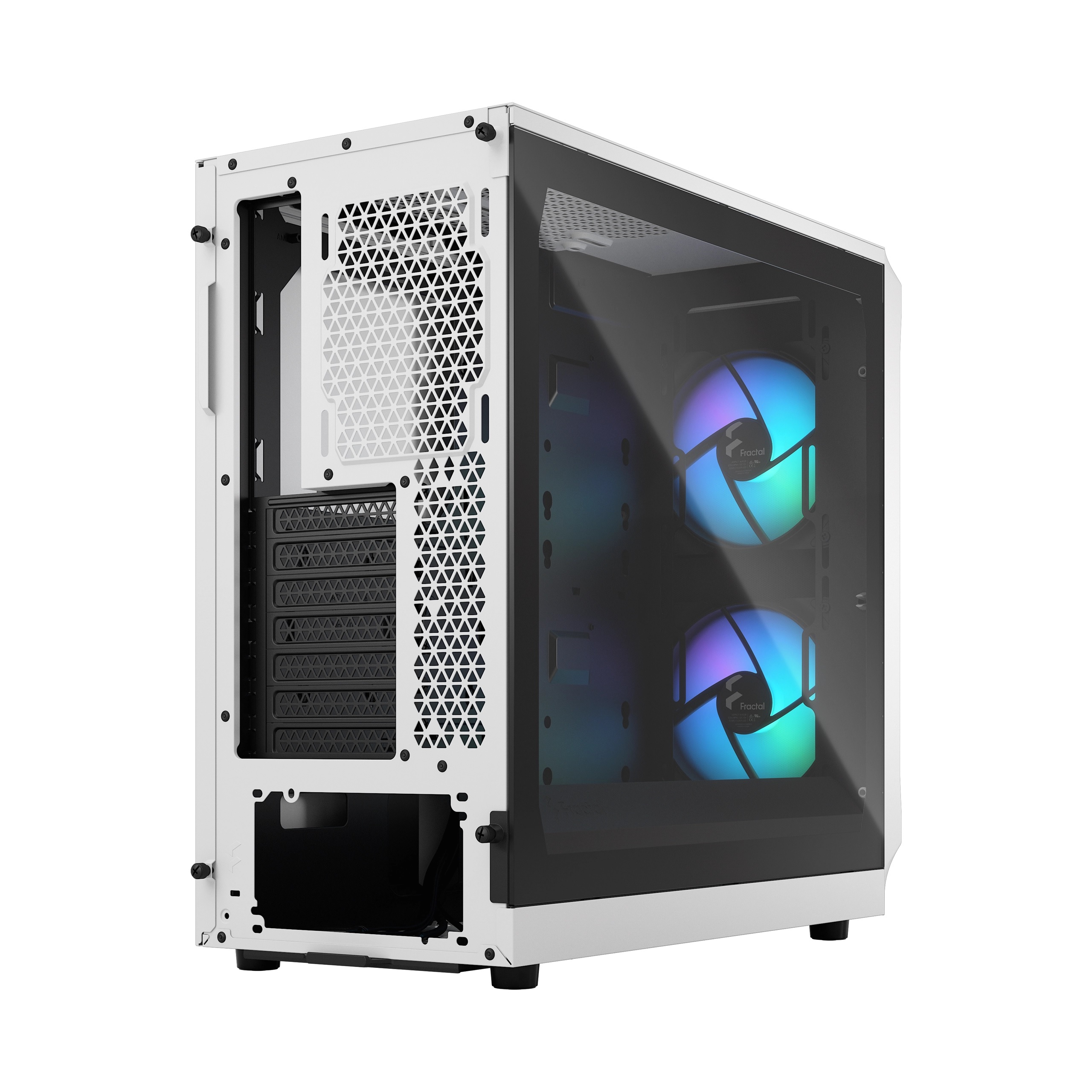 Fractal Design | Focus 2 | Side window | RGB White TG Clear Tint | Midi Tower | Power supply included No | ATX - Image 10