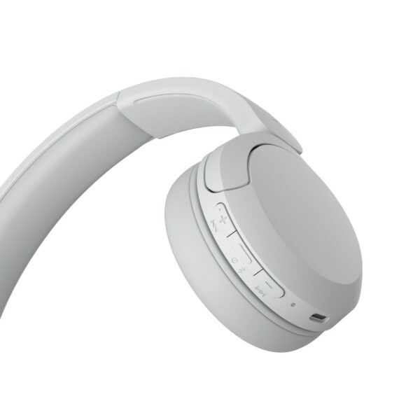 Sony WH-CH520 Wireless Headphones, White | Sony | Wireless Headphones | WH-CH520 | Wireless | On-Ear | Microphone | Noise canceling | Wireless | White - Image 5