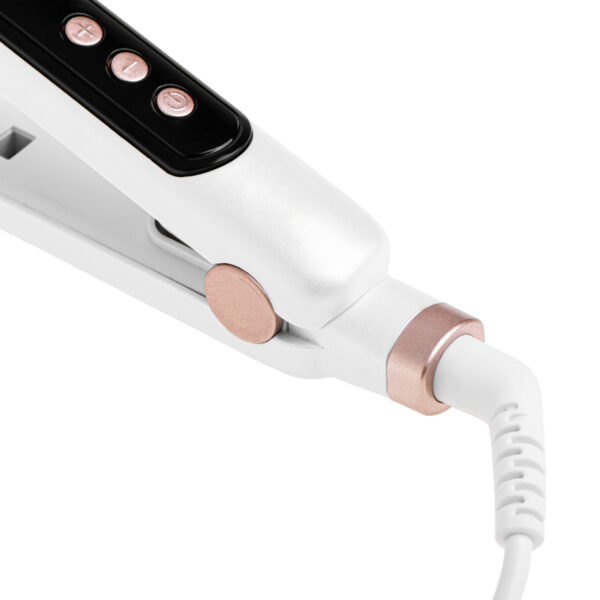 Adler Hair Straightener - Wide | AD 2325 | Ceramic heating system | Display LCD | Temperature (min) 150 °C | Temperature (max) 210 °C | Number of heating levels 7 | 120 W | White - Image 5