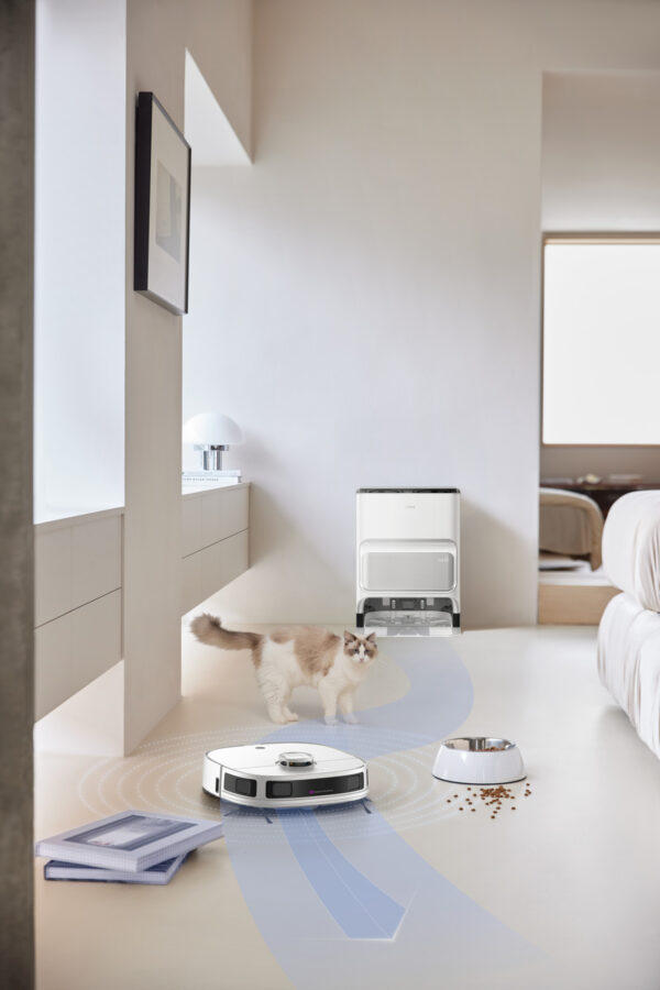 Midea | Robot Vacuum Cleaner | V12 | Wet&Dry | 5200 mAh | Dust capacity 3 L | 5000 Pa | White - Image 13
