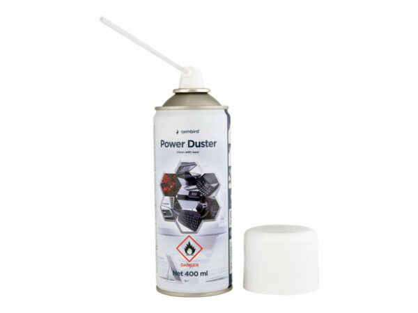 Gembird | Compressed air duster (flammable) | Air Duster | 400 ml - Image 3