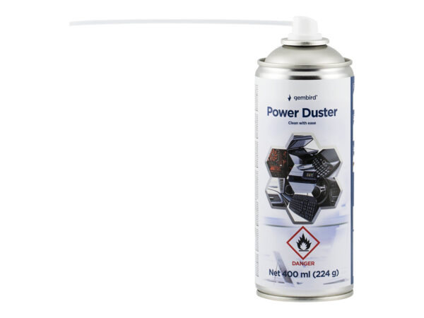 Gembird | Compressed air duster (flammable) | Air Duster | 400 ml - Image 5