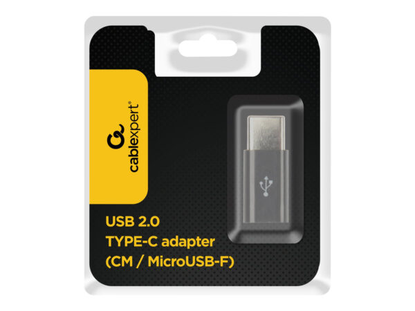 Gembird | USB 2.0 Type-C adapter (CM/MicroUSB-F) | Type-C | USB - Image 4