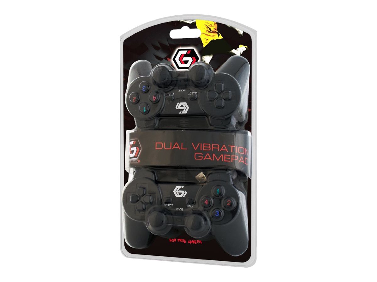 Gembird | Double USB dual vibration gamepad - Image 5