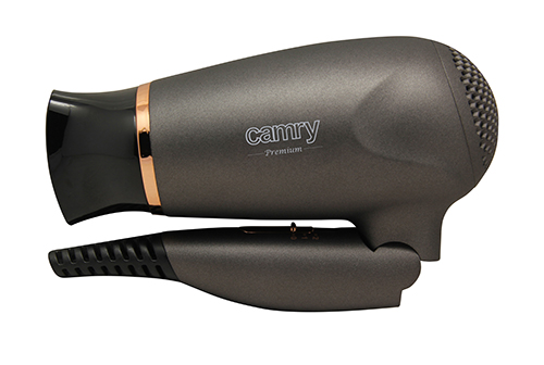 Camry | Hair Dryer | CR 2261 | 1400 W | Number of temperature settings 2 | Metallic Grey/Gold - Image 3