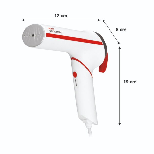 Polti Steamer | PLEU0272 Vaporella Vertical Styler GSM50R | Handheld | 800 W | 0.085 L | 16 g/min | White/Red - Image 3