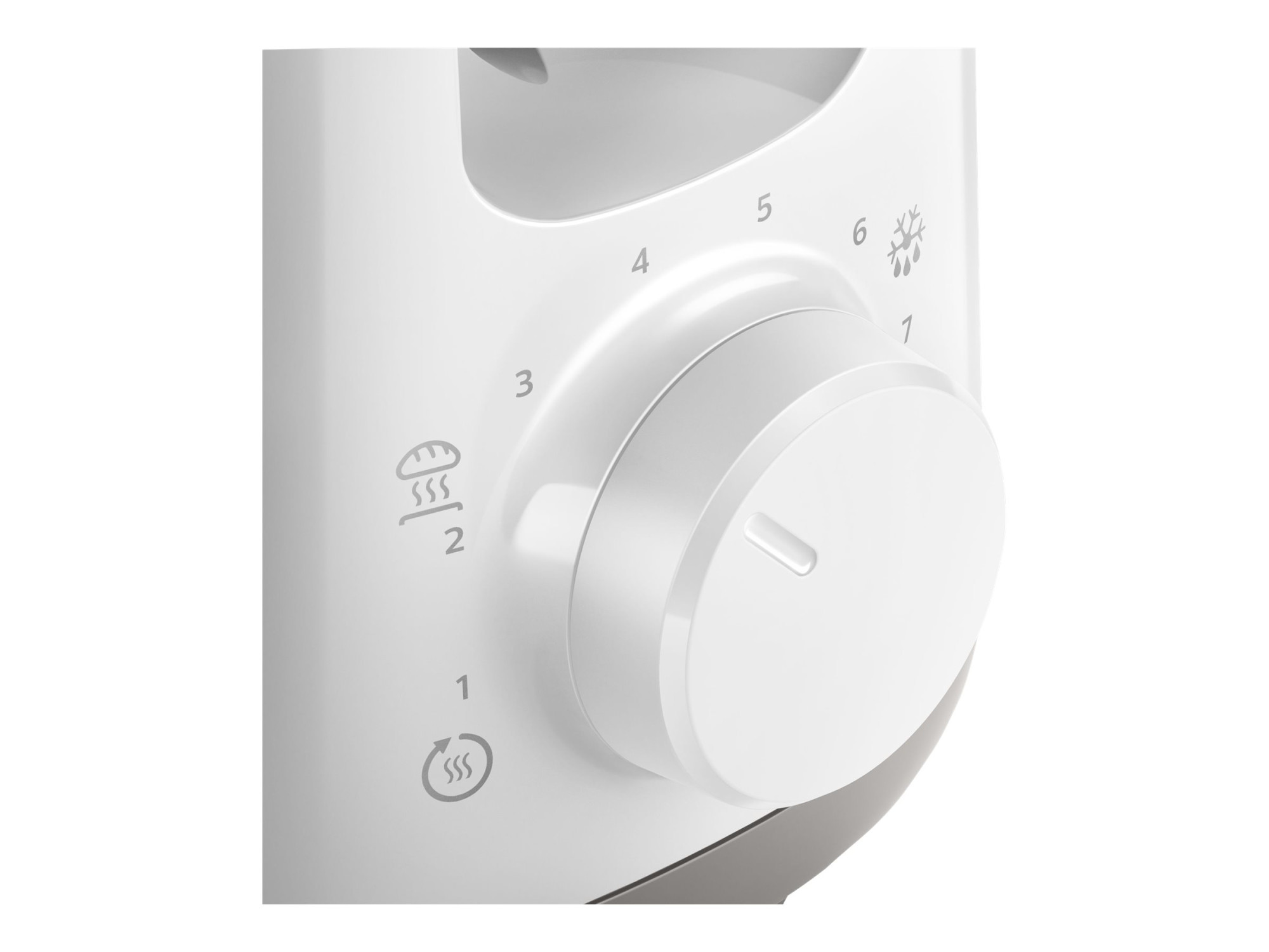 Philips | Toaster | HD2590/00 Daily Collection | Power 870-1030 W | Number of slots 2 | Housing material Plastic | White - Image 6