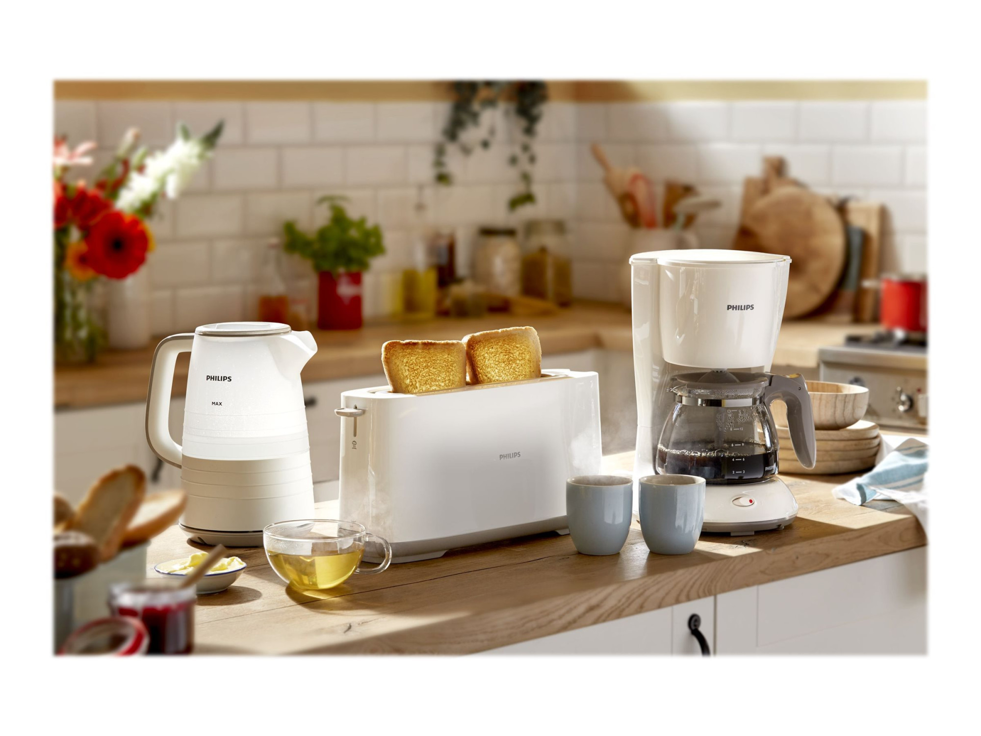 Philips | Toaster | HD2590/00 Daily Collection | Power 870-1030 W | Number of slots 2 | Housing material Plastic | White - Image 10