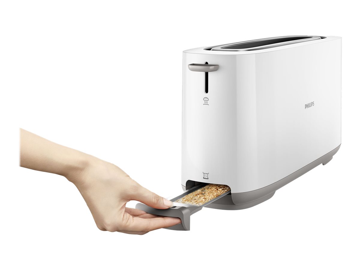 Philips | Toaster | HD2590/00 Daily Collection | Power 870-1030 W | Number of slots 2 | Housing material Plastic | White - Image 12