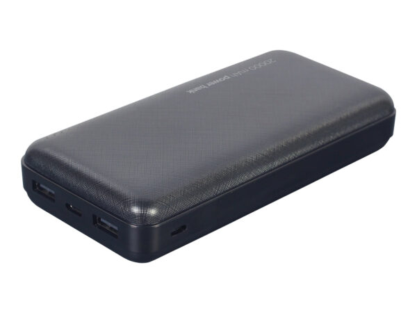 Gembird | Power Bank | PB20-02 | 20000 mAh | 2 x USB-AF | Black - Image 2