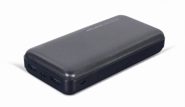 Gembird | Power Bank | PB20-02 | 20000 mAh | 2 x USB-AF | Black - Image 5