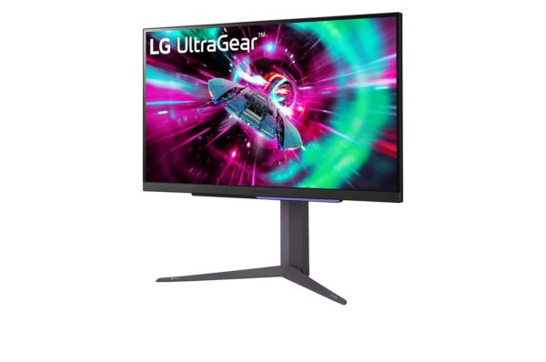 LG | UltraGear UHD Gaming Monitor | 27GR93U-B.AEU | 27 " | IPS | UHD | 16:9 | 144 Hz | 1 ms | 3840 x 2160 | HDMI ports quantity 2 - Image 3