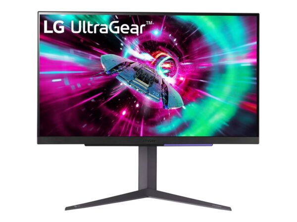 LG | UltraGear UHD Gaming Monitor | 27GR93U-B.AEU | 27 " | IPS | UHD | 16:9 | 144 Hz | 1 ms | 3840 x 2160 | HDMI ports quantity 2 - Image 2