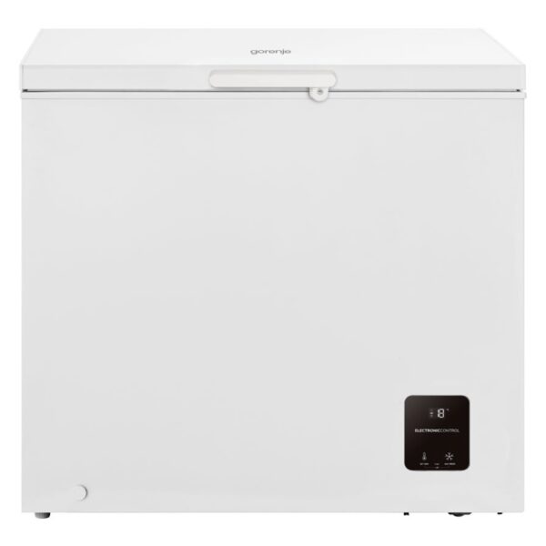 Gorenje | Freezer | FH19EAW | Energy efficiency class E | Chest | Free standing | Height 85.3 cm | Total net capacity 191 L | Display | White
