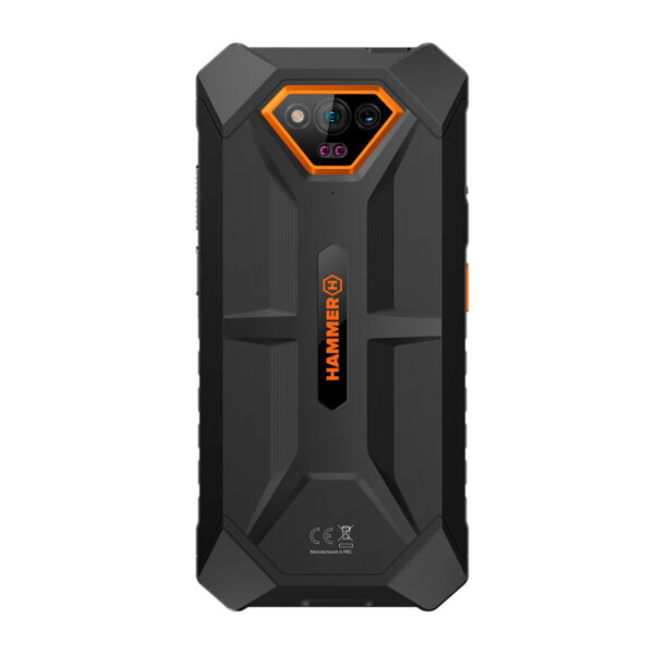 Hammer Iron | V | Orange | 6.5 " | IPS | 1600 x 720 pixels | Mediatek | Helio G36 | Internal RAM 6 GB | 64 GB | microSD | Dual SIM | Nano SIM | 3G | 4G | Main camera resolution 50 MP | Secondary camera resolution 8 MP | Android | 13 - Image 3