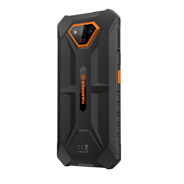 Hammer Iron | V | Orange | 6.5 " | IPS | 1600 x 720 pixels | Mediatek | Helio G36 | Internal RAM 6 GB | 64 GB | microSD | Dual SIM | Nano SIM | 3G | 4G | Main camera resolution 50 MP | Secondary camera resolution 8 MP | Android | 13 - Image 4
