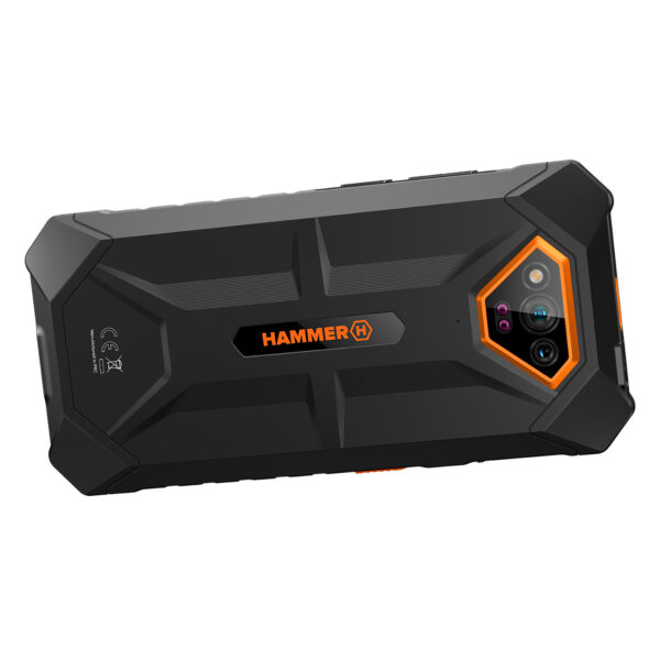 Hammer Iron | V | Orange | 6.5 " | IPS | 1600 x 720 pixels | Mediatek | Helio G36 | Internal RAM 6 GB | 64 GB | microSD | Dual SIM | Nano SIM | 3G | 4G | Main camera resolution 50 MP | Secondary camera resolution 8 MP | Android | 13 - Image 6