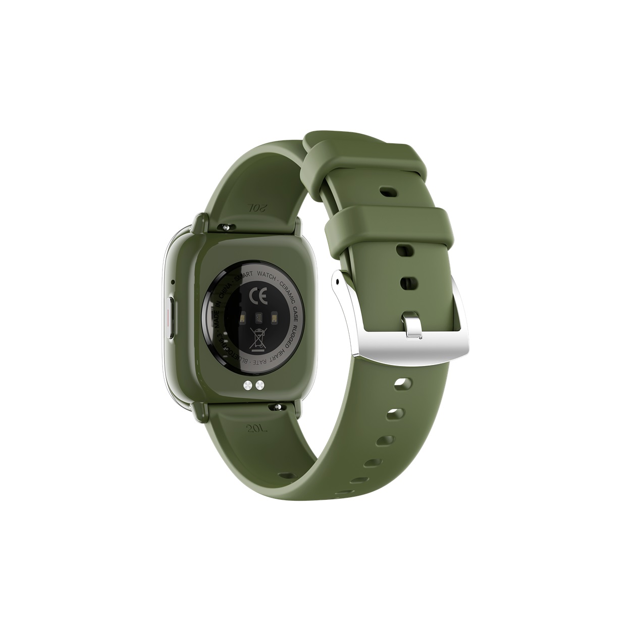 myPhone Watch Pastel | Smart watch | AMOLED | 1.75" | Waterproof | Silver Green - Image 7