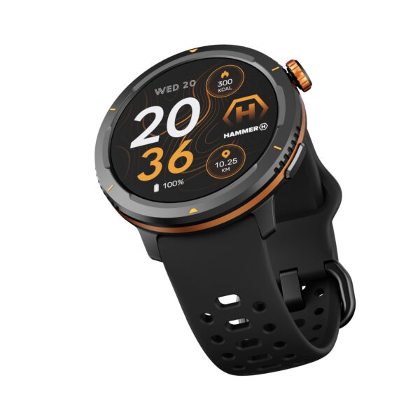 Hammer Watch 2 Lite | Smart watch | AMOLED | 1.43" | Waterproof | Black - Image 7