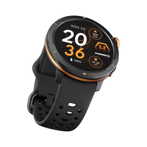 Hammer Watch 2 Lite | Smart watch | AMOLED | 1.43" | Waterproof | Black - Image 9