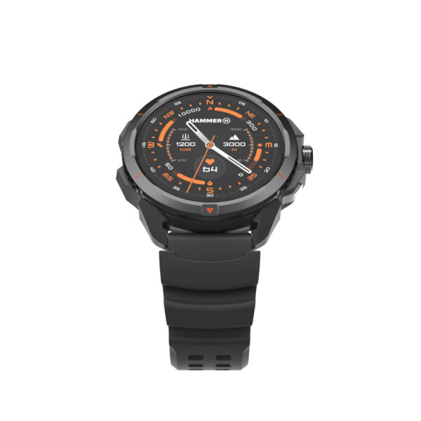 Hammer Watch 2 | Smart watch | GPS (satellite) | AMOLED | 1.5" | Waterproof | Black - Image 7