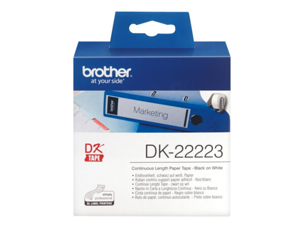 Brother | DK-22223 Continuous Length Paper Label | White | DK | 50mm | 30.48 m - Image 2