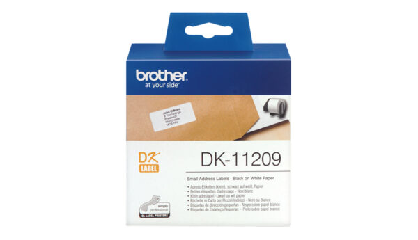 Brother | DK-11209 Small Address Labels | White | DK | 29mm x 62mm - Image 4
