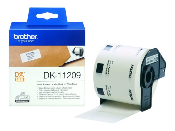 Brother | DK-11209 Small Address Labels | White | DK | 29mm x 62mm - Image 5