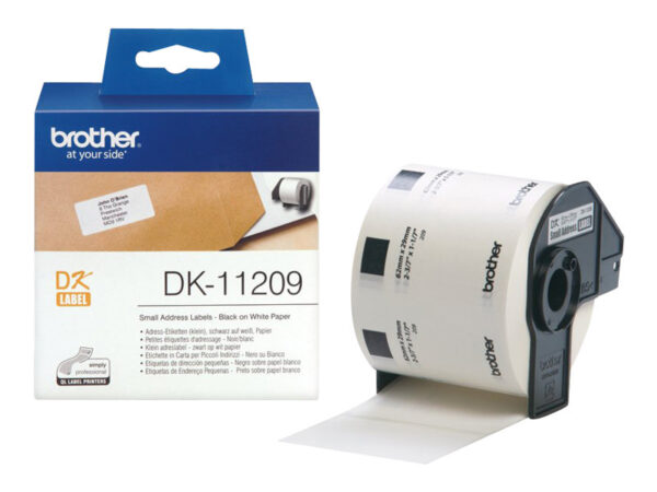 Brother | DK-11209 Small Address Labels | White | DK | 29mm x 62mm - Image 7