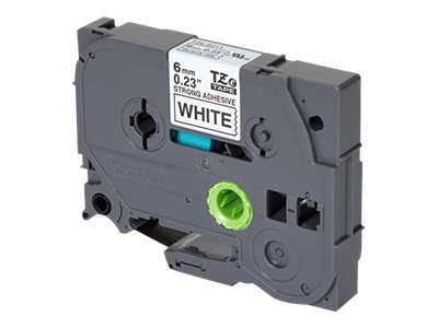 Brother | TZe-S211 Strong Adhesive Laminated Tape | Black on White | TZe | 8 m | 6 cm - Image 11