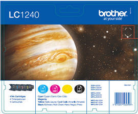 Brother LC1240 Multipack | Ink Cartridge | Black, Cyan, Magenta, Yellow