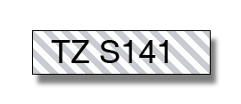 Brother | TZe-S141 Strong Adhesive Laminated Tape | Black on Clear | TZe | 8 m | 1.8 cm - Image 2
