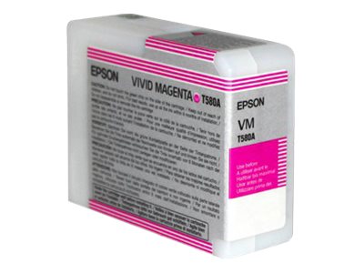 Epson Singlepack Vivid T580A00 | Ink Cartridge | Magenta