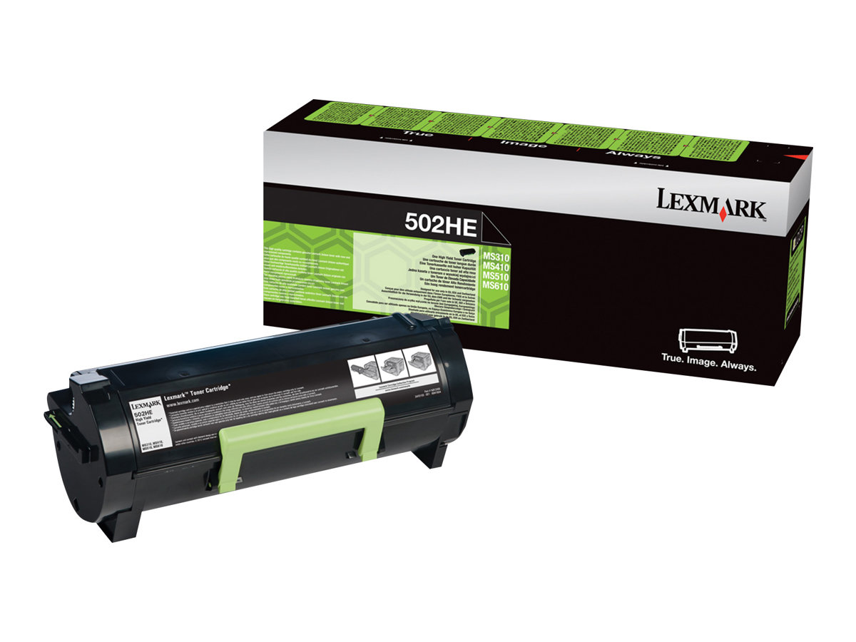 Lexmark 50F2H0E | 502HE High Yield Corporate Cartridge (5k) | Cartridge | Black - Image 2