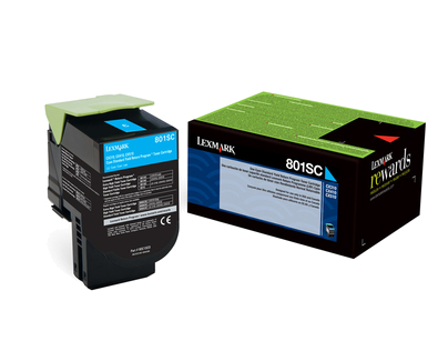 Lexmark 80C2SC0 | 802SCE Cyan Standard Yield Corporate Cartridge (2k) | Cartridge | Cyan - Image 4