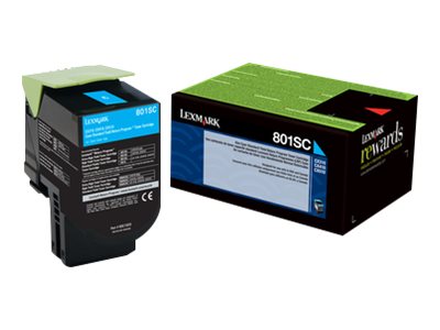 Lexmark 80C2SC0 | 802SCE Cyan Standard Yield Corporate Cartridge (2k) | Cartridge | Cyan - Image 5