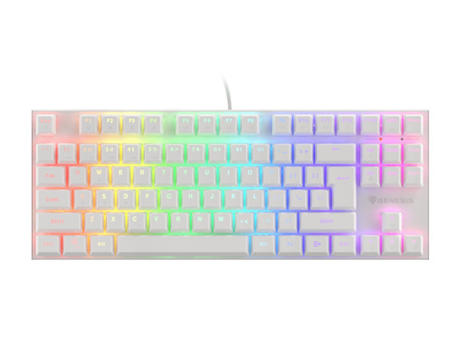 Genesis | THOR 303 TKL | Gaming keyboard | Wired | RGB LED light | US | 1.8 m | Brown Switch - Image 2