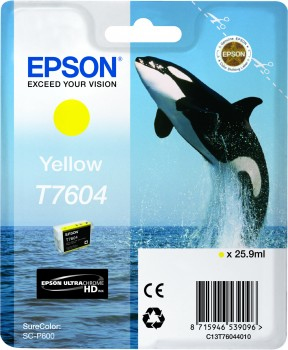 Epson T7604 | Ink Cartridge | Yellow