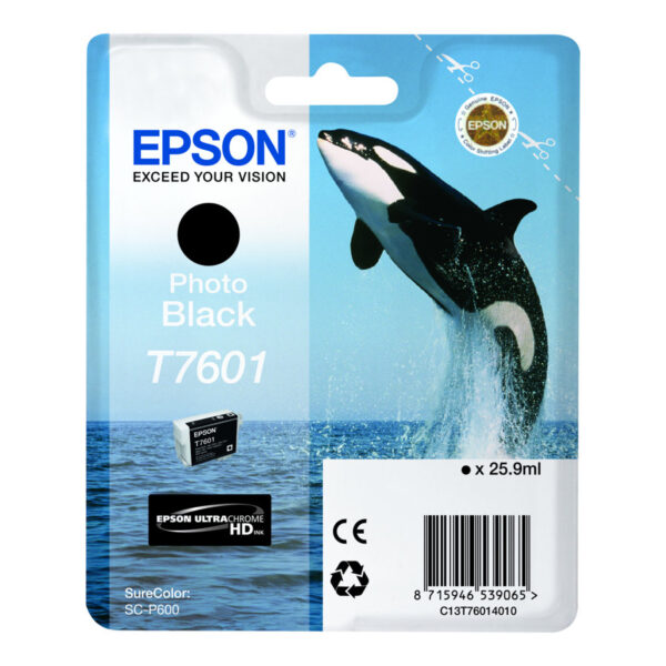 Epson T7601 | Ink Cartridge | Black