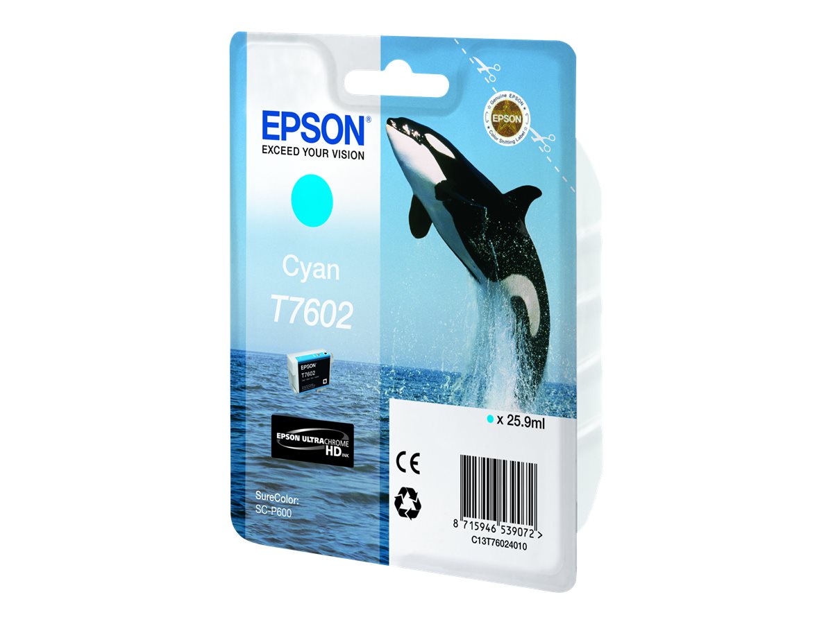 Epson T7602 | Ink Cartridge | Cyan - Image 3